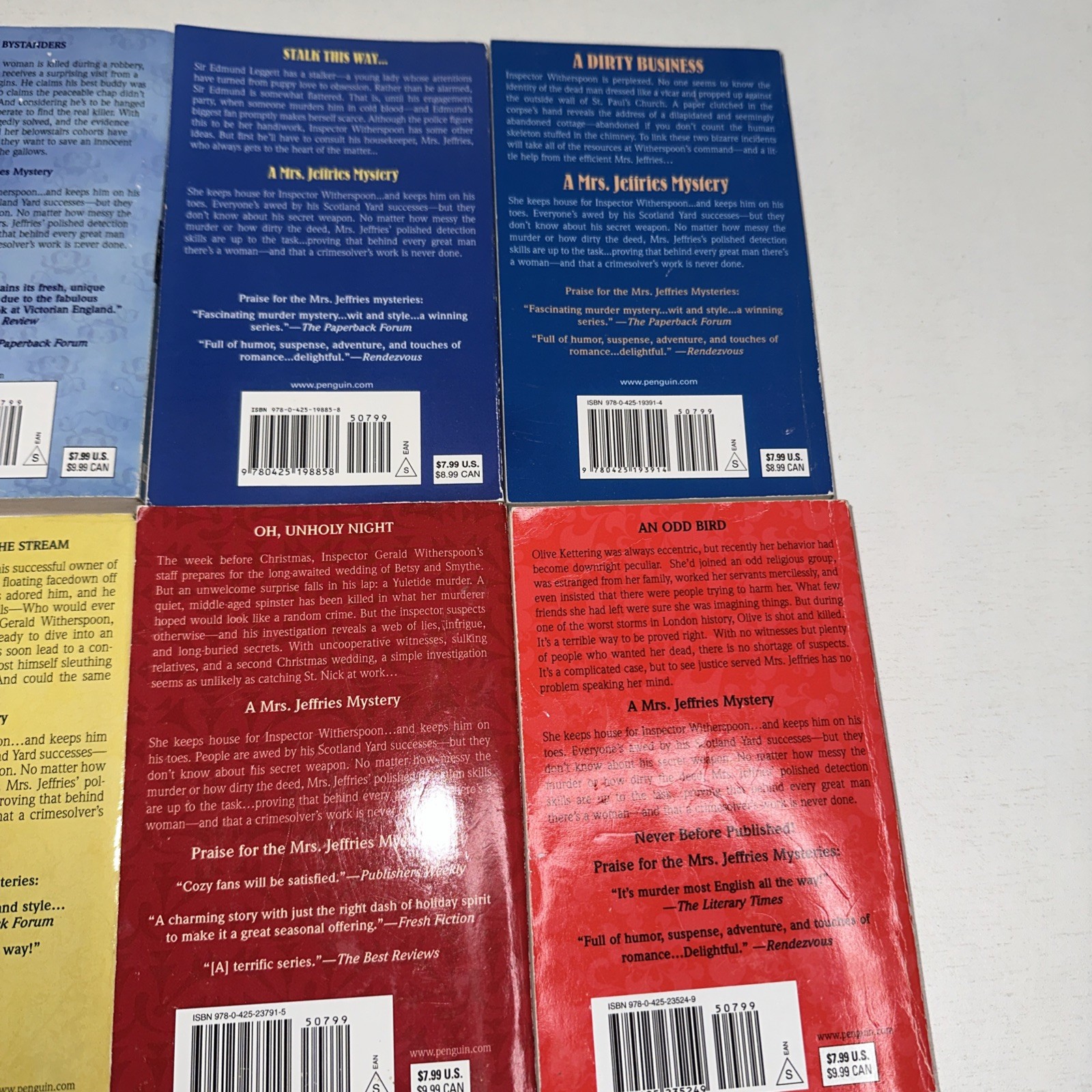 MRS. JEFFRIES Complete Set Series 1-41 by Emily Brightwell See Description.