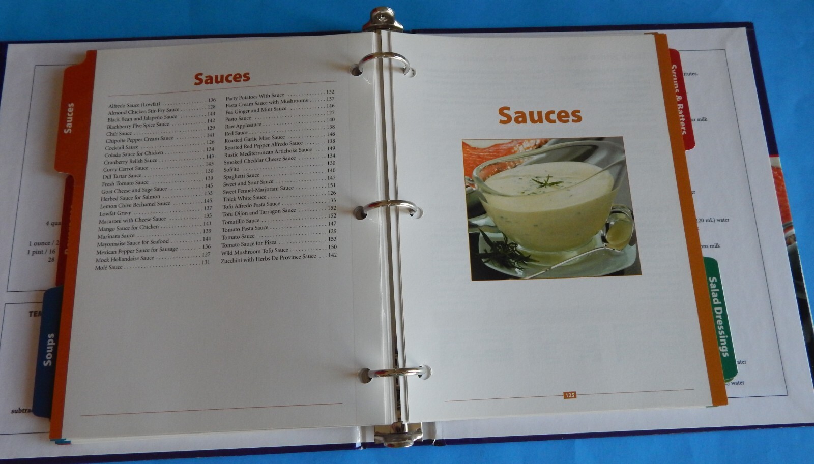 Vita-Mix Whole Food Recipes 3-Ring Tabbed Binder Cookbook