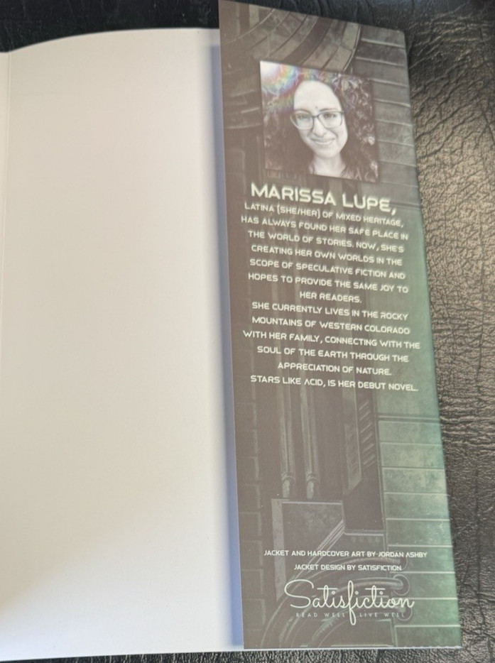 Stars Like Acid Marissa Lupe Signed Special Edition 2023 HC/DJ + Bookmark