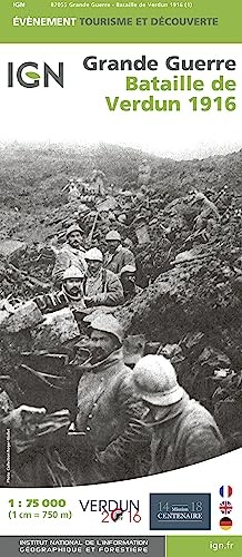 Bataille de Verdun – 1916 ign (évèn… by Institut Géographiqu Sheet map, folded
