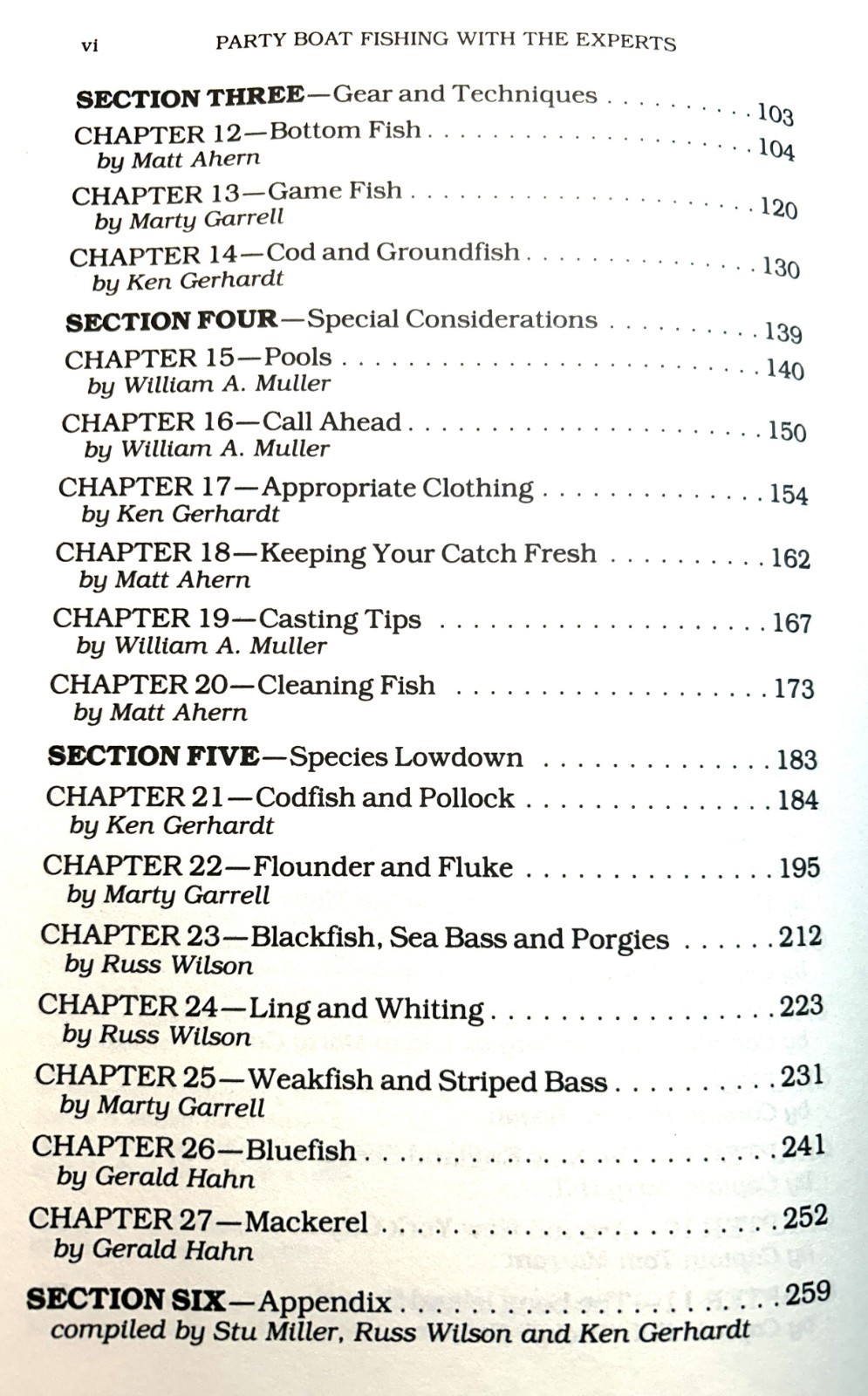 1994 HC BOOK w/DJ „PARTY BOAT FISHING WITH THE EXPERTS“ Reina/Muller Water Sport