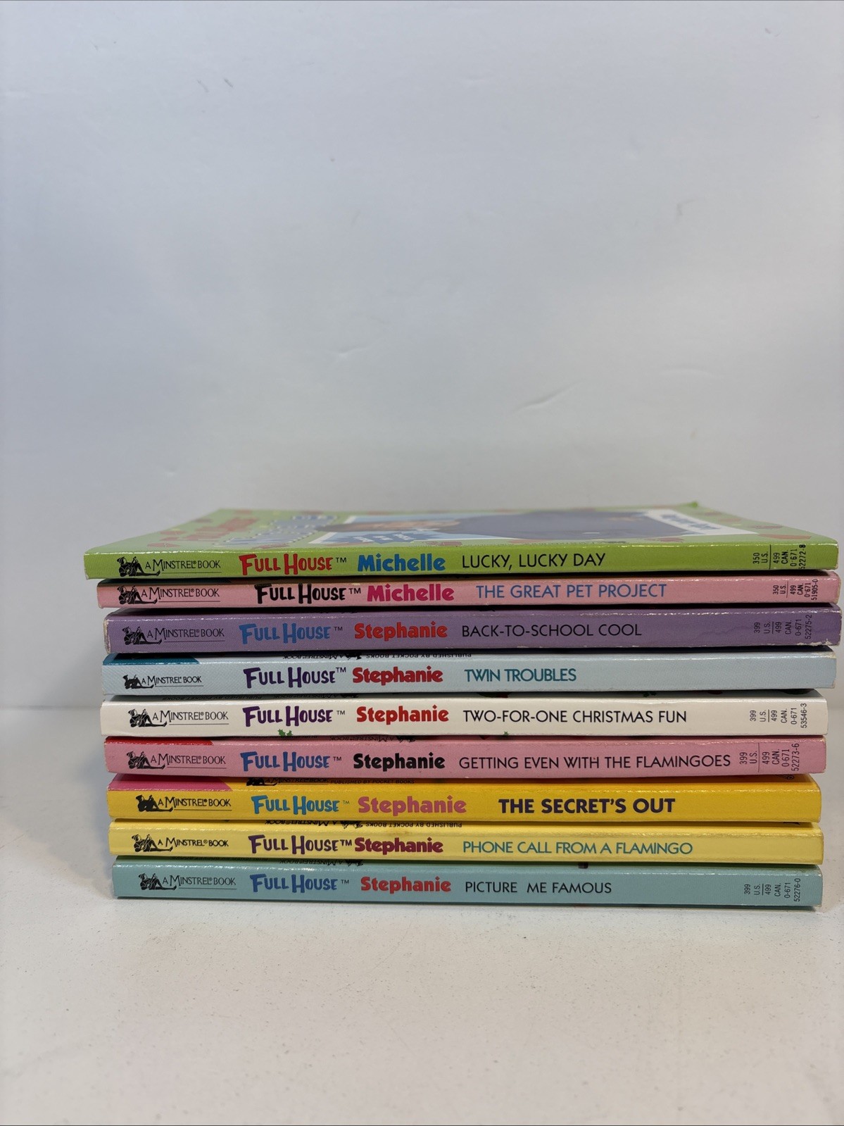 Full House Book Lot of 9 Michelle & Stephanie Series 1990s Vintage TV Tie-In PB