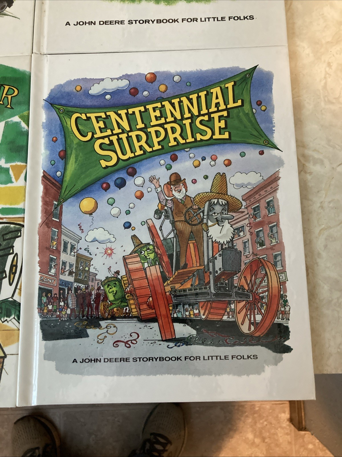 4 John Deere Storybook For Little Folks Books Johnny Tractor- Corny Cornpicker
