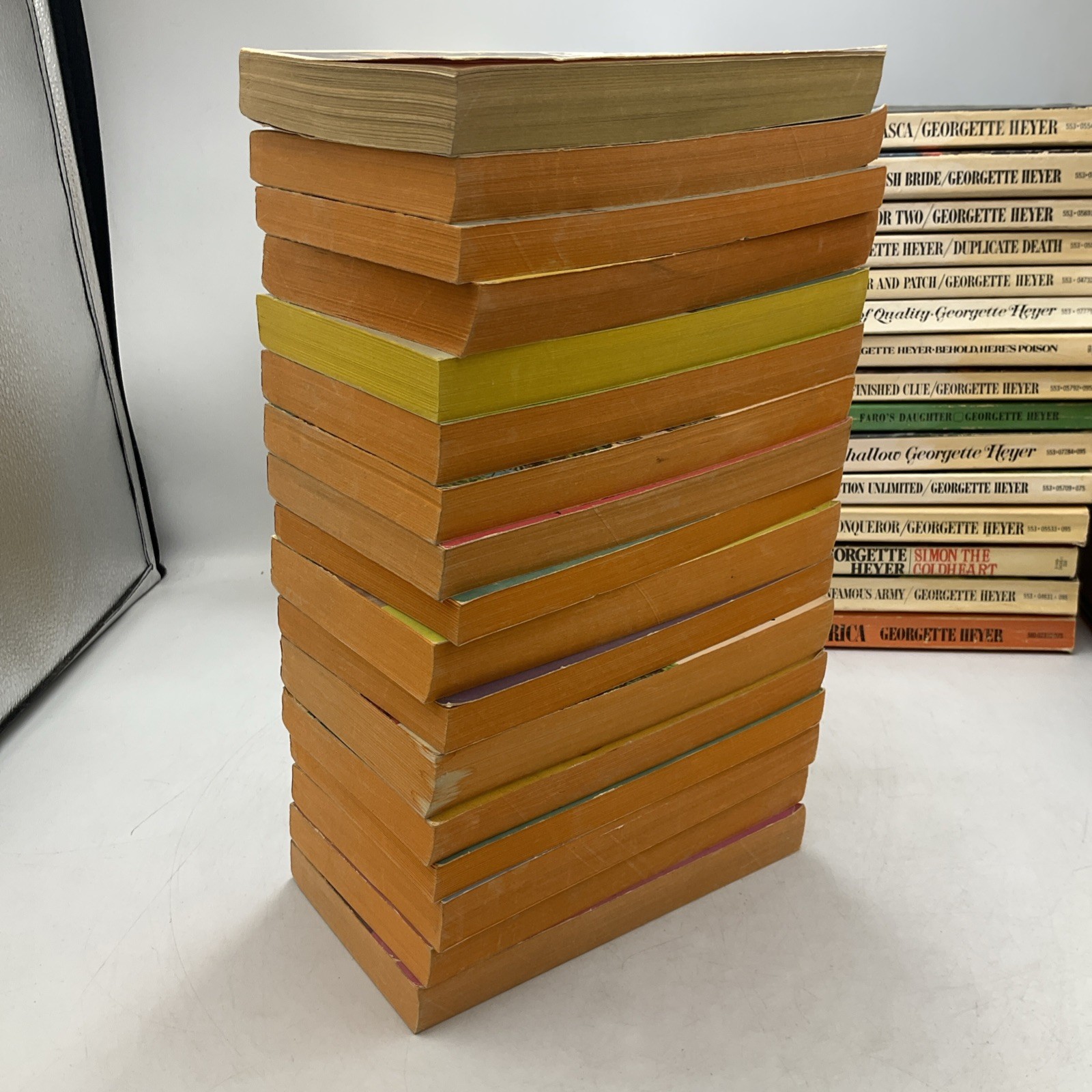 Georgette Heyer Lot 48 Mixed- Romance, Historical, Mystery 48 Vintage Paperbacks