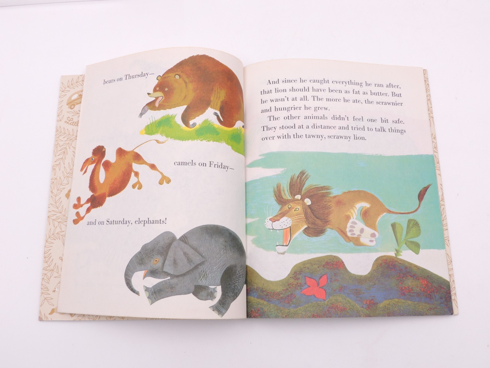 Vintage 1978 Tawny Scrawny Lion #138 (Little Golden Book) 11th Print .59 Edition