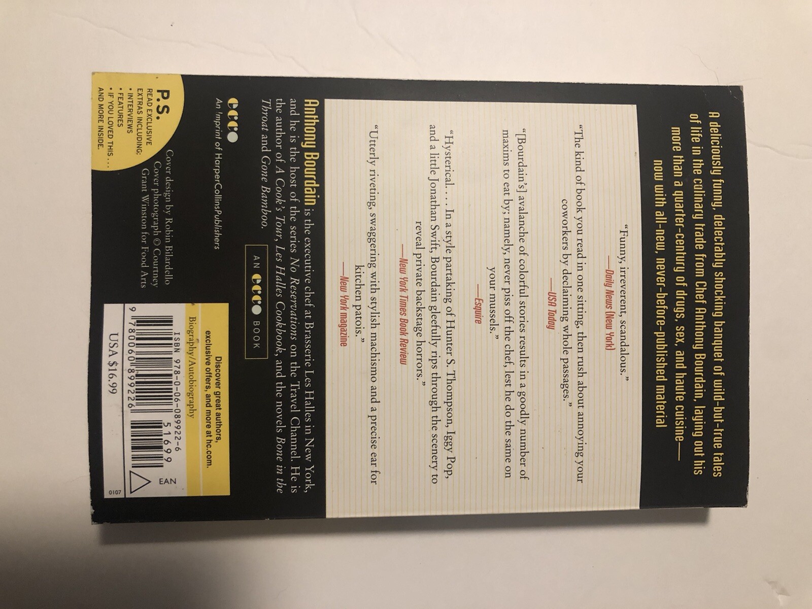P. S. Ser.: Kitchen Confidential Updated Ed : Adventures in the Culinary…
