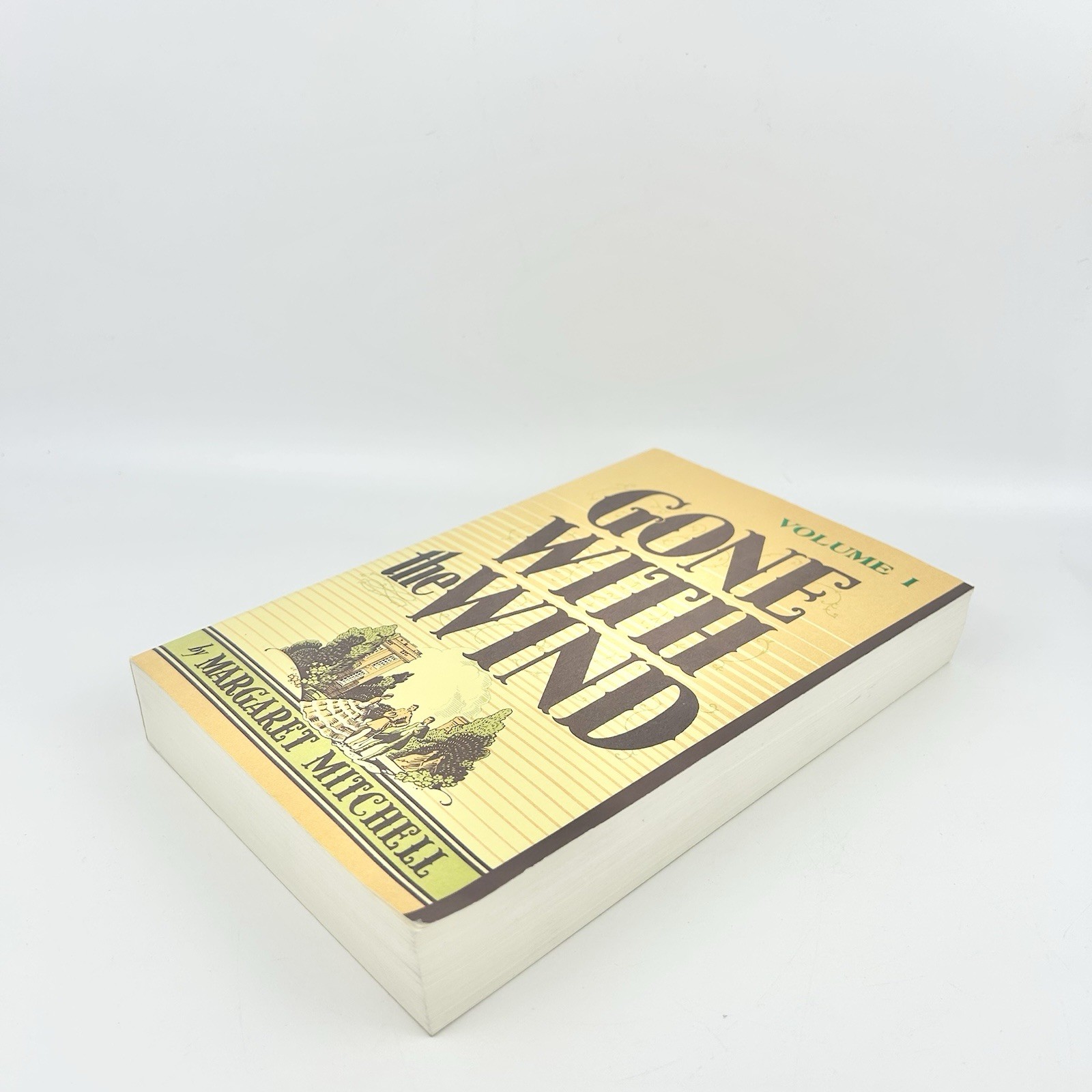 Rare Gone With The Wind Volume 1 & 2 Mitchell GK Hall Large Print Paperbacks