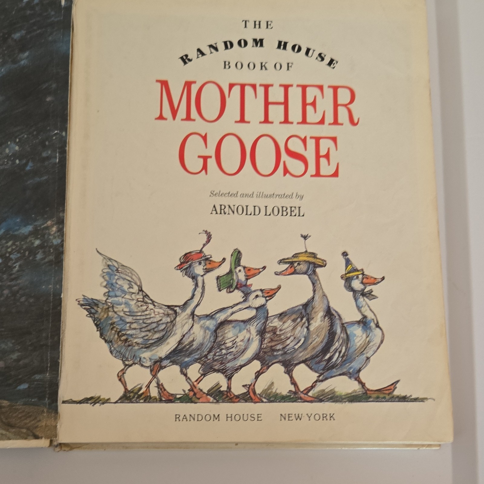 Random House Book of Mother Goose Arnold Lobel Hardcover Illustrated
