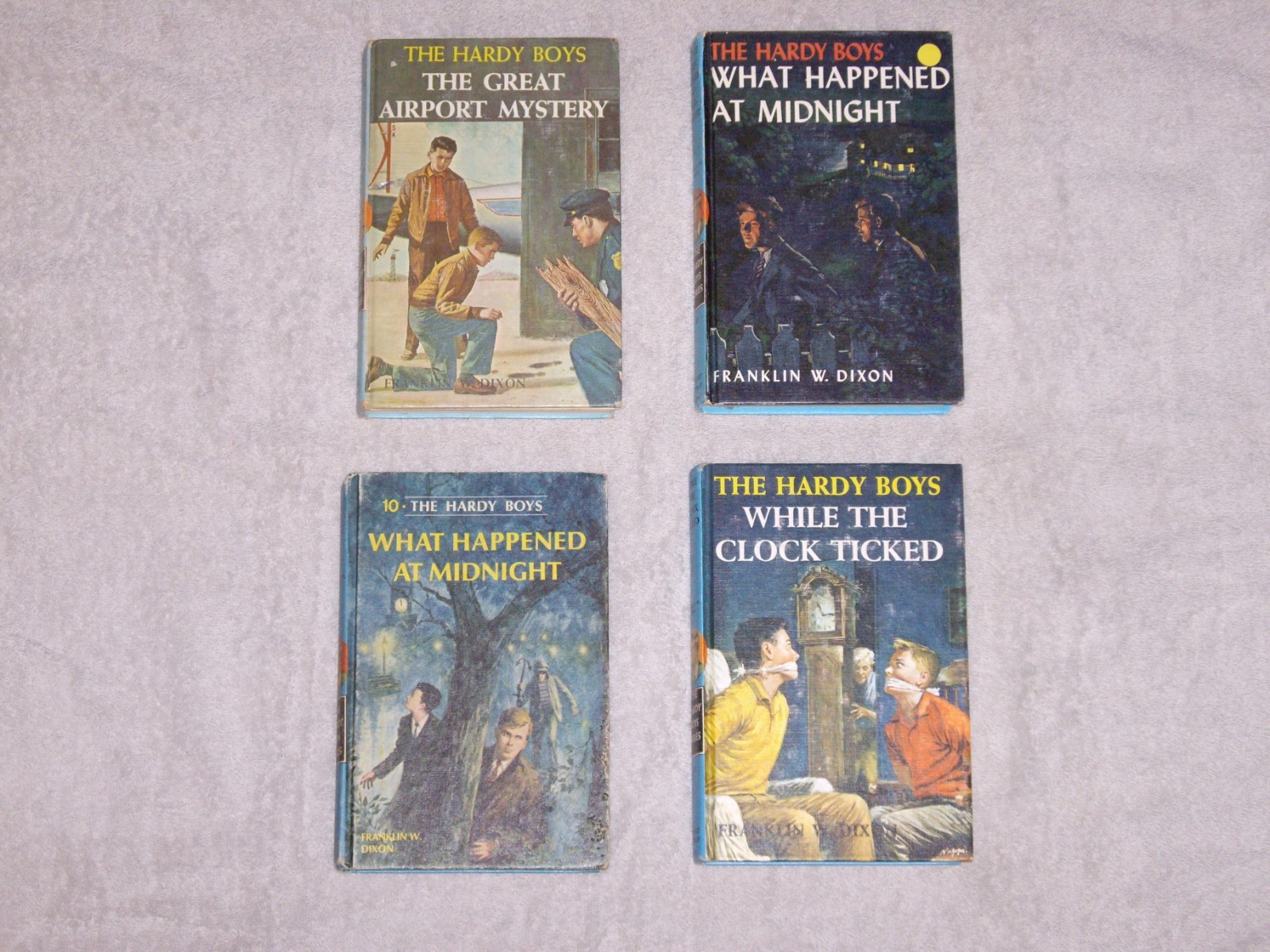 Vintage Hardcover Hardy Boys Books Blue Matte PC HC 1960’s – 1970’s Editions