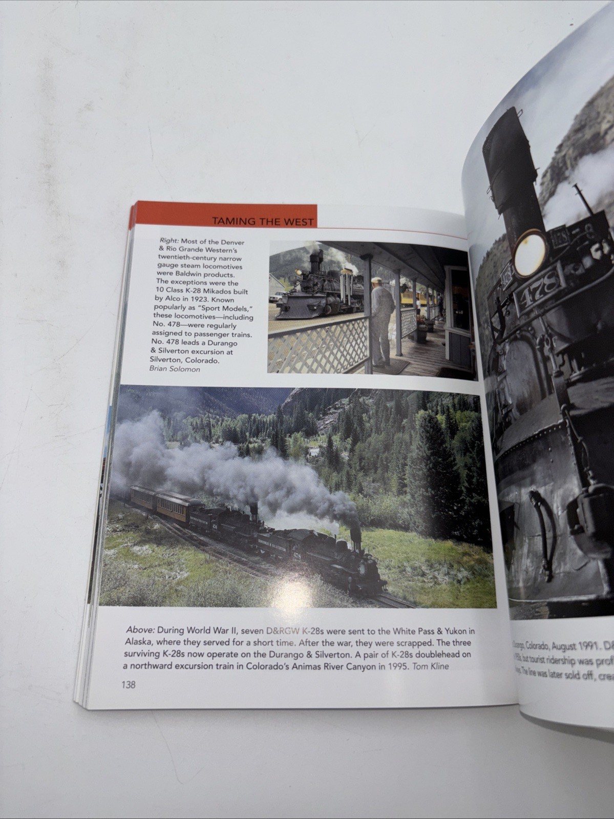 Guide to North American Steam Locomotives & Steam Power 2 Book Lot, PB.