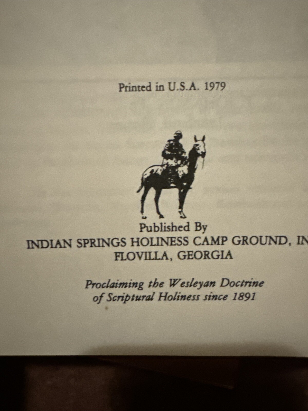 We Have An Altar By Z. T. Johnson Booklet Asbury 1979 Indian Springs 40 Pages