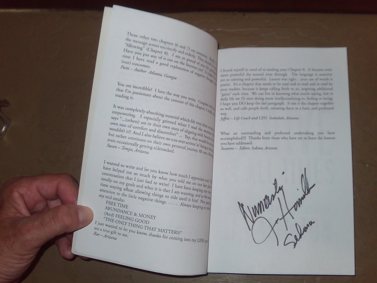 VISIONARIES THRIVE IN ALL TIMES J. HAMILTON INSCRIBED & SIGNED TPB NM 2005