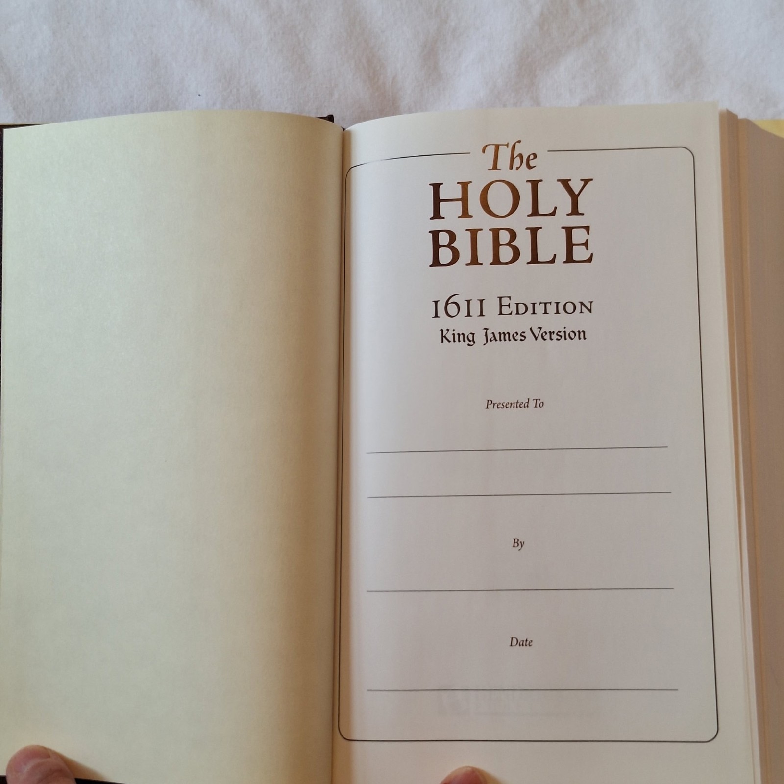 Holy Bible: King James Version Hardcover 400th Anniversary 1611 Ed New