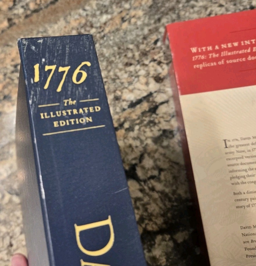 1776 The Illustrated Edition David McCullough – 140 Images & Removable Replicas