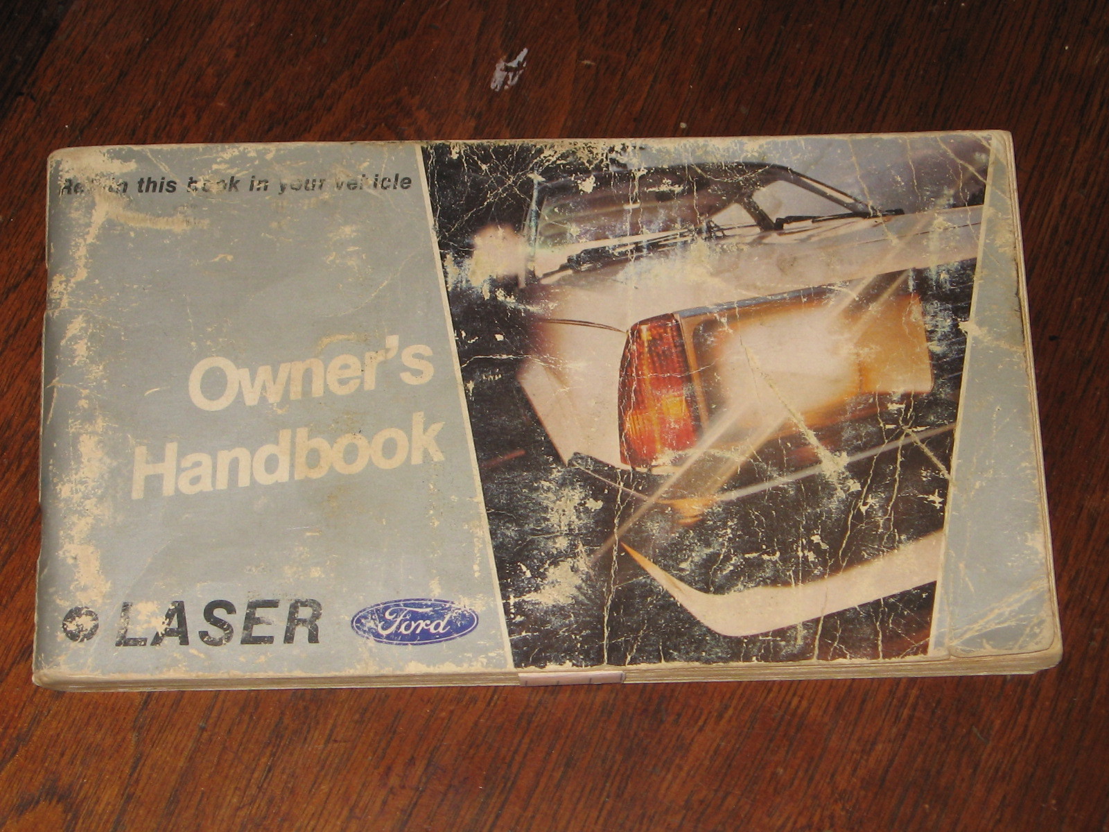 FORD LASER Owner’s Handbook, printed 1981, 154 pages