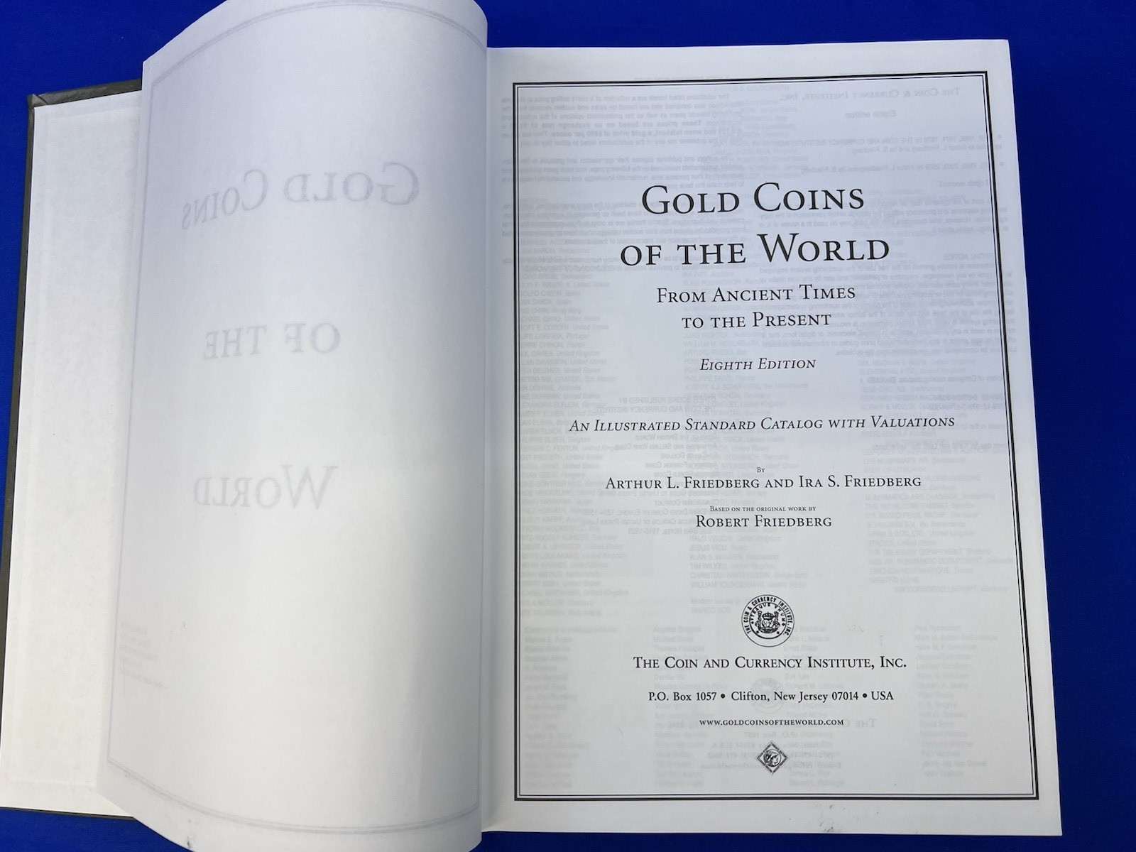 Gold Coins of the World by Arthur Friedberg 8th Edition 2009 Hardback