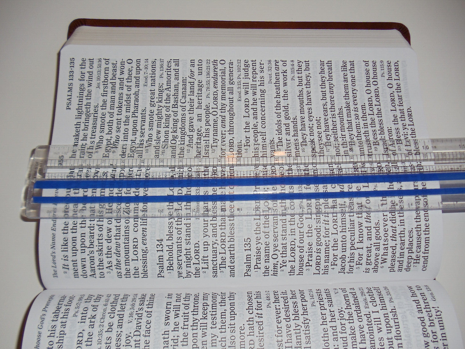 KJV Bible, Large Super Giant Print 16-Pt, Brown Leather-Touch King James Version