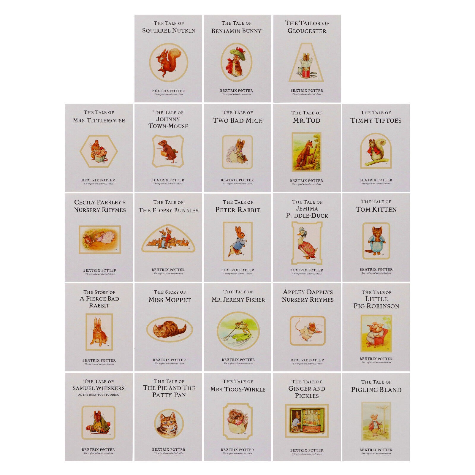 World of Peter Rabbit 23 Book Set Beatrix Potter HB Gift Box Ages 3-6