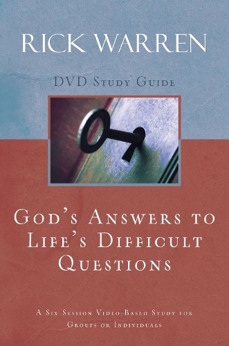 Rick Warren God’s Answers to Life’s Difficult Questions Bible Study (Paperback)