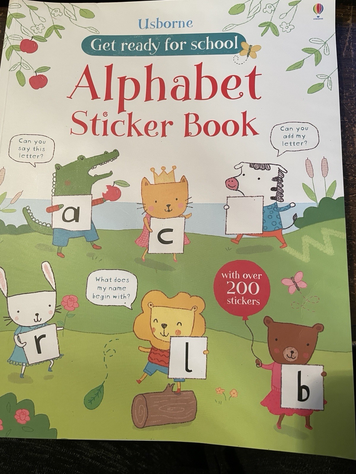Get Ready for School Alphabet Sticker Book – Toy – Very Good