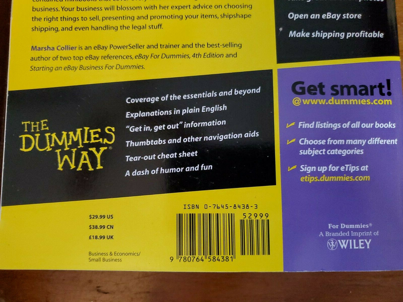 eBay Business by Marsha Collier (2005, Trade Paperback) 9 Books in 1. 832 pages.
