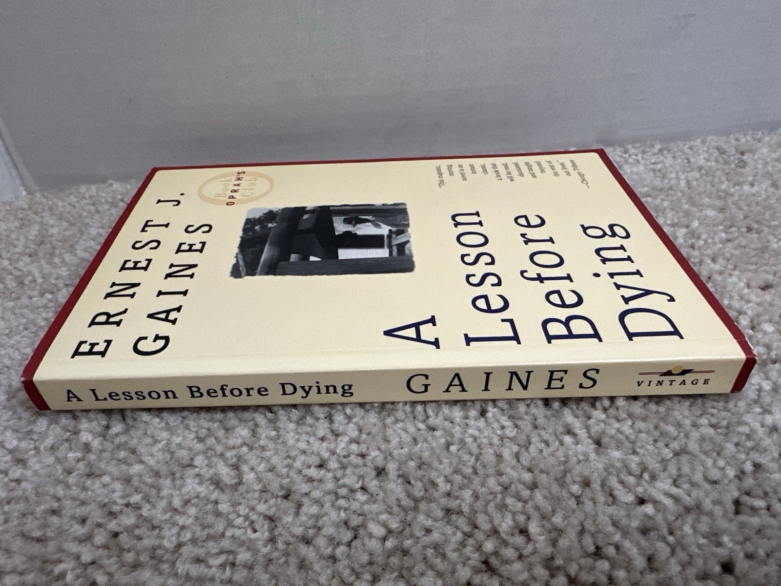 SIGNED! Lesson Before Dying: A Novel by Ernest J. Gaines (1997, Trade Paperback)