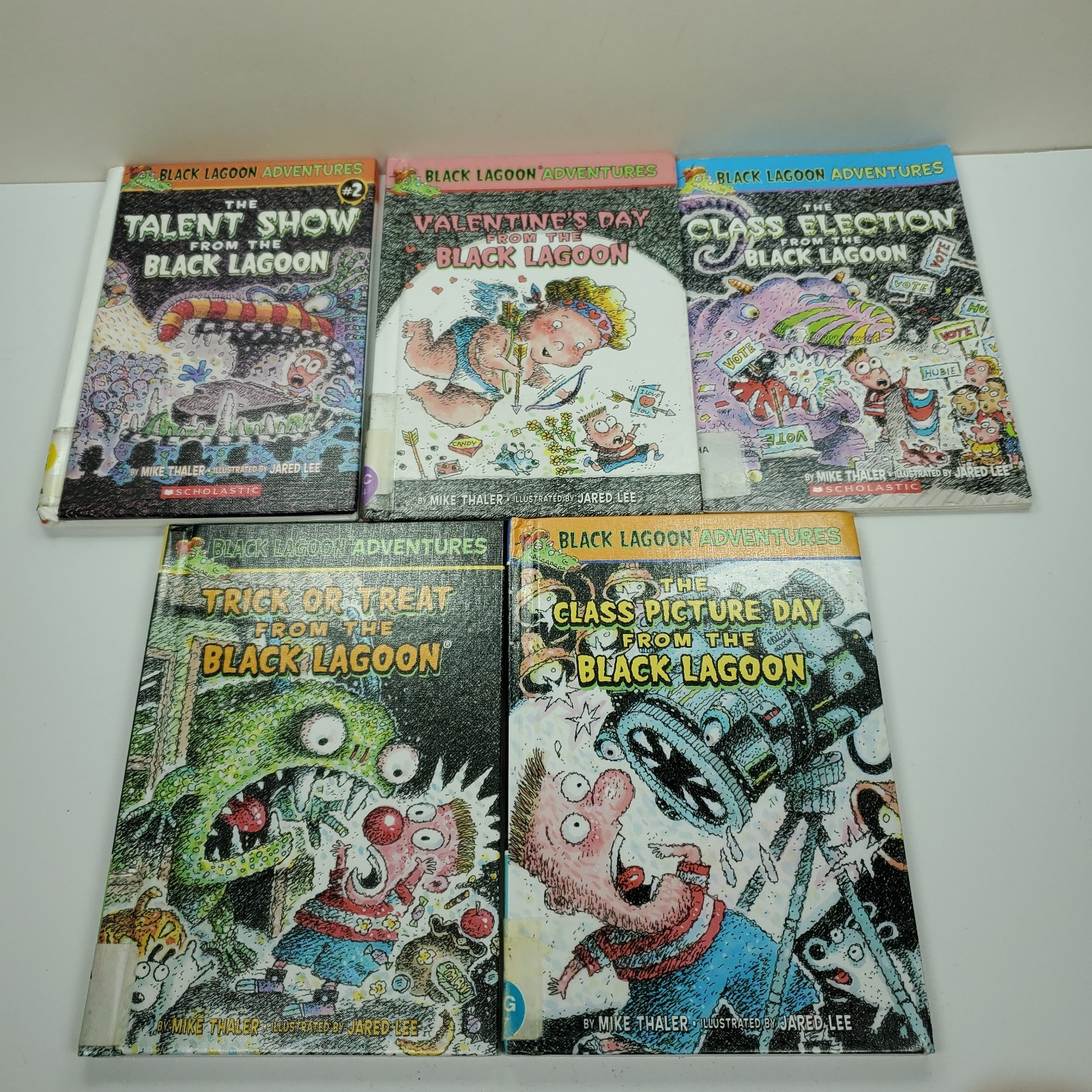 Black Lagoon Adventures Book Lot of 14 Mike Thaler Scholastic Chapter Books