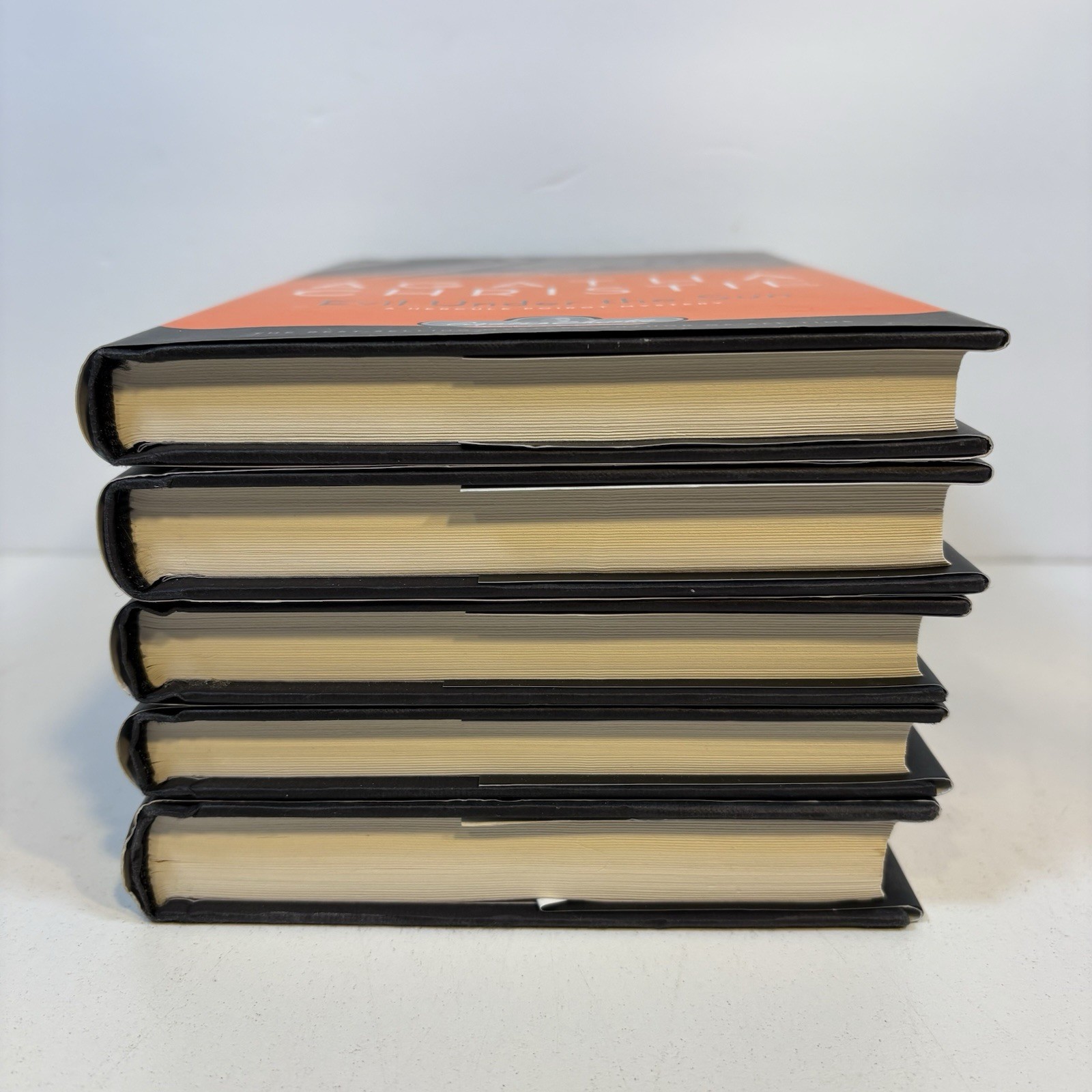 Agatha Christie Collection 5 Book Lot. 2007 Black Dog & Leventhal -Poirot Maple