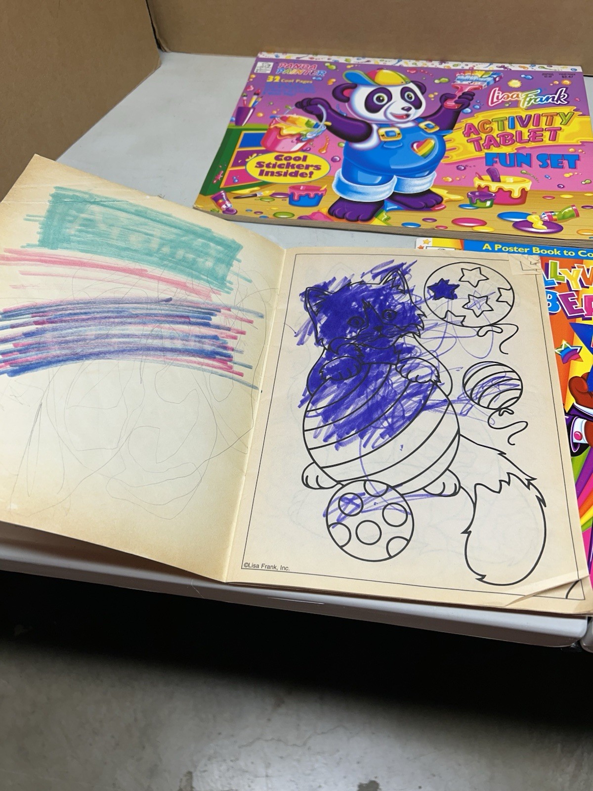 Lot Of Lisa Frank Coloring And Activity Books READ DESCRIPTION