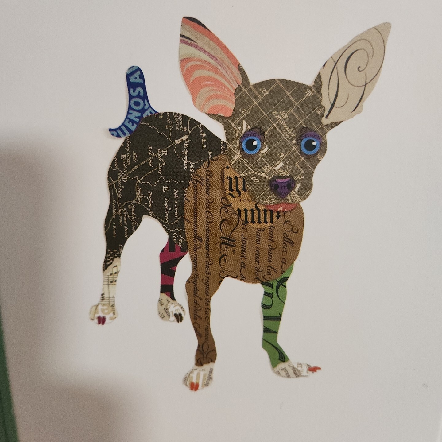 FRINGE STUDIO Chihuahua Hardcover Ribbon Journal, 6 x 8.25 Inches, 160 Lined Pg