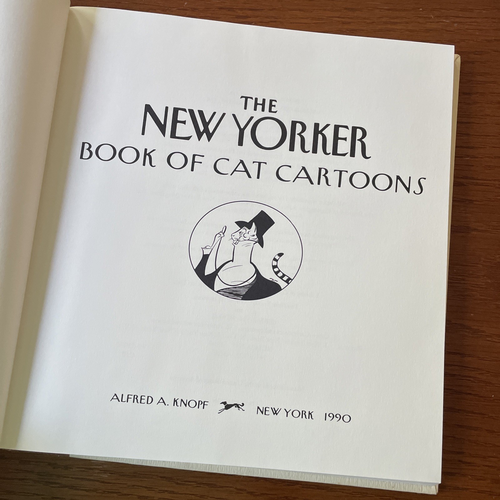 First Edition 1990 The New Yorker Book of Cat Cartoons 104 Pages Feline Humor