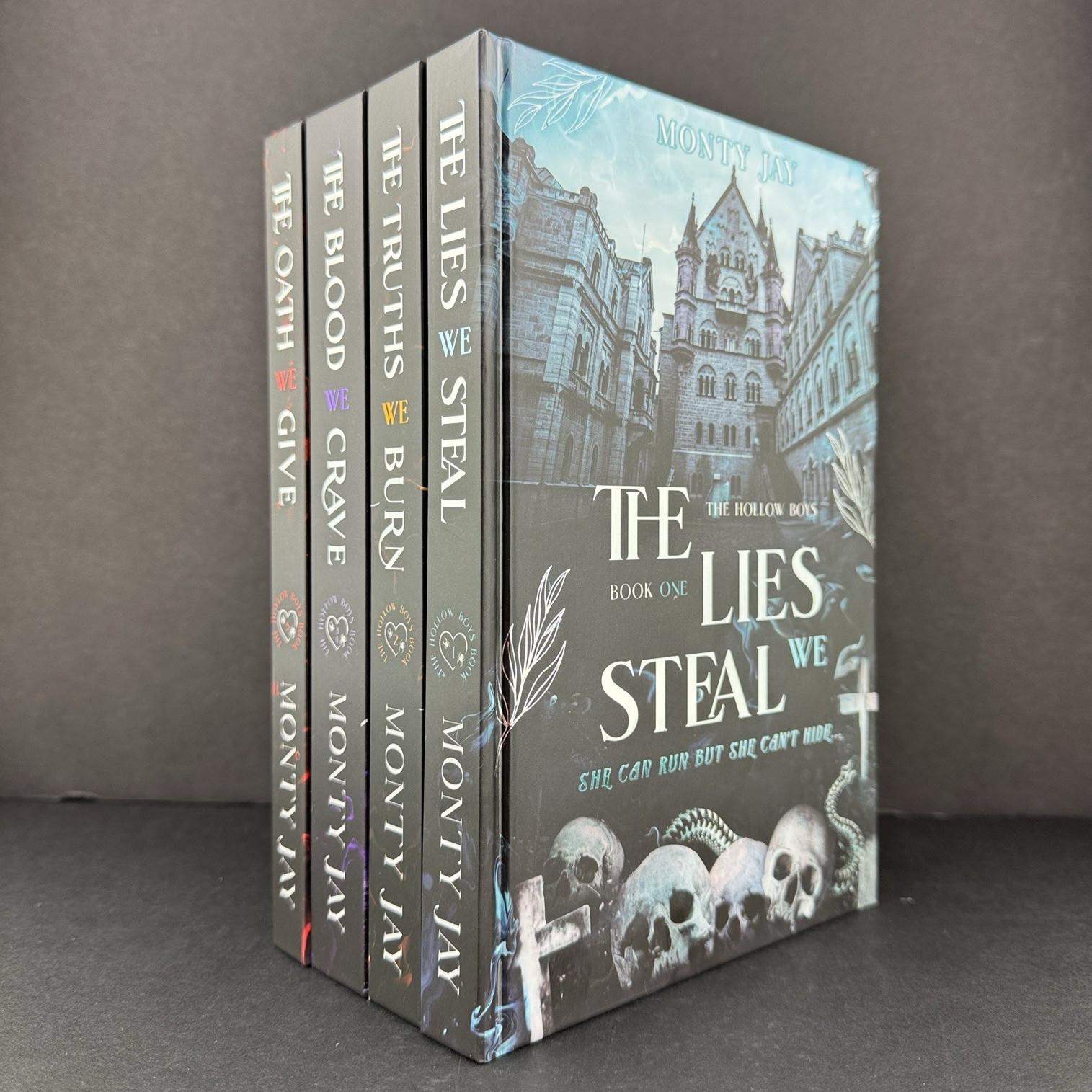 Twisted Fiction Monty Jay Hollow Boys Special Edition 4 Hardcover Book Set New