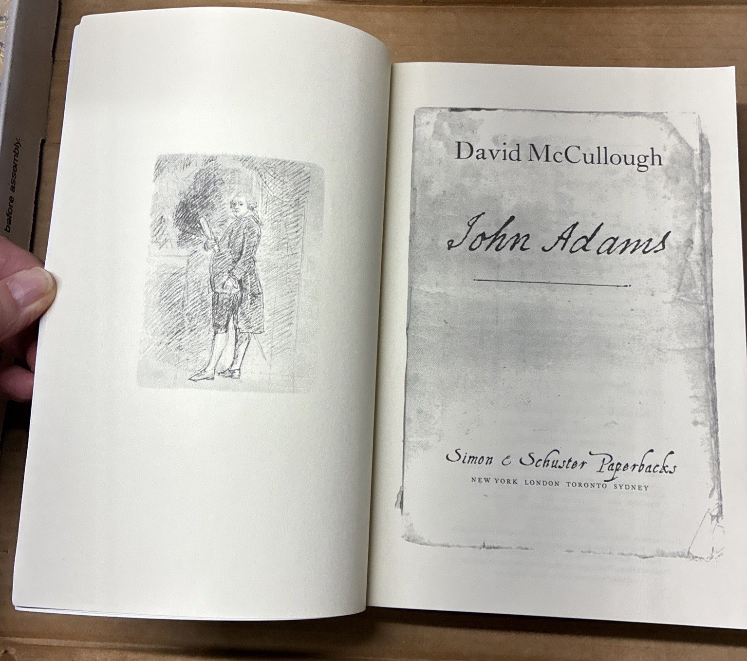 John Adams by David McCullough trade paperback