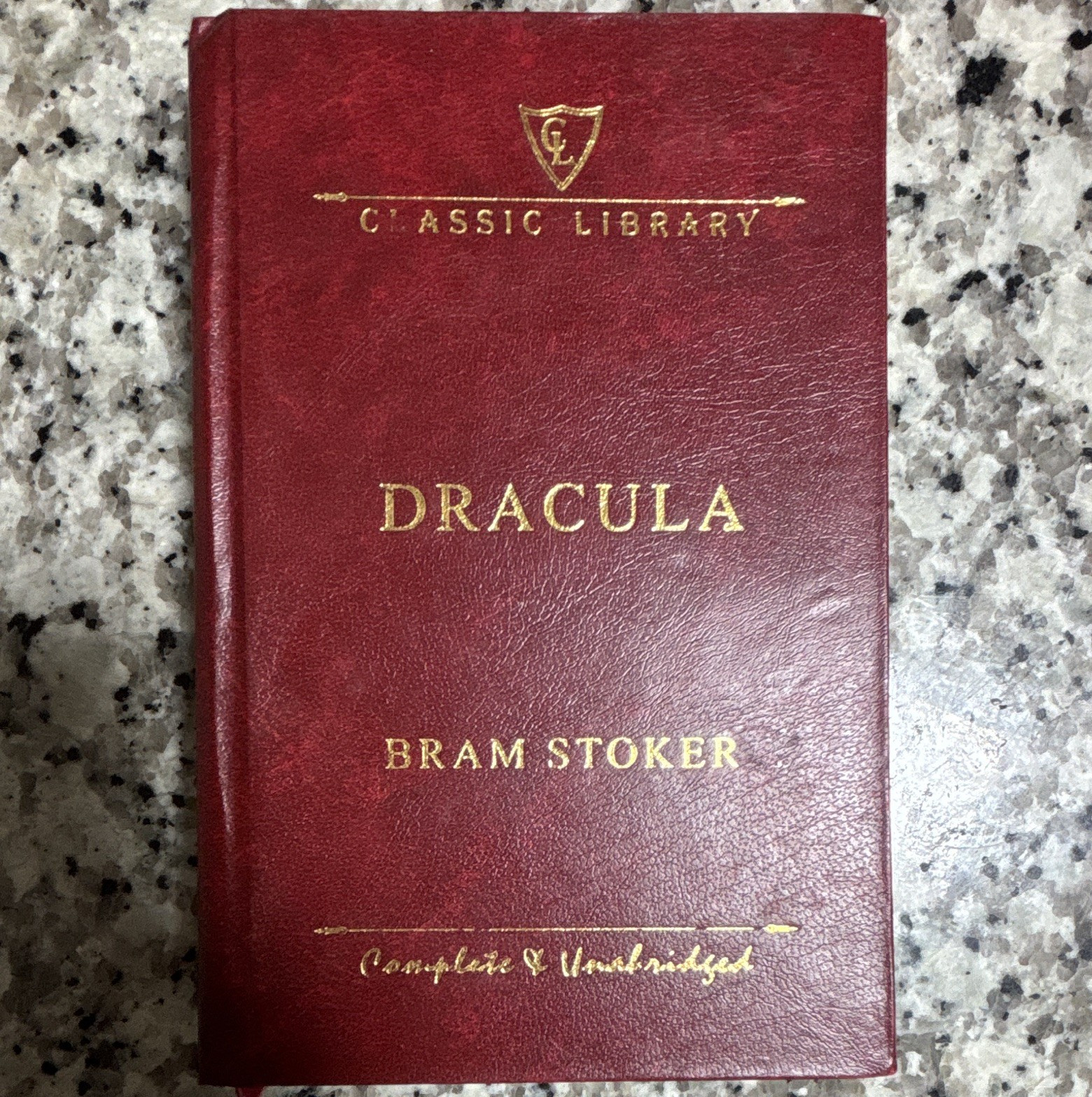 Dracula Bram Stoker Unabridged Leatherback – JG Press Classic Library