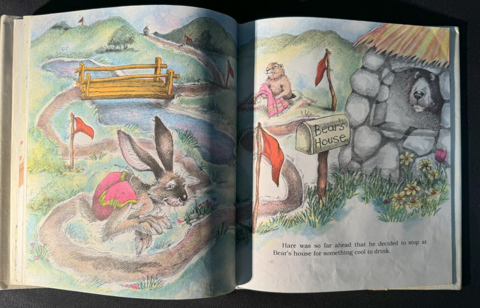 The Tortoise and the Hare by Janet Stevens 1984 HC/DJ 1st Edition