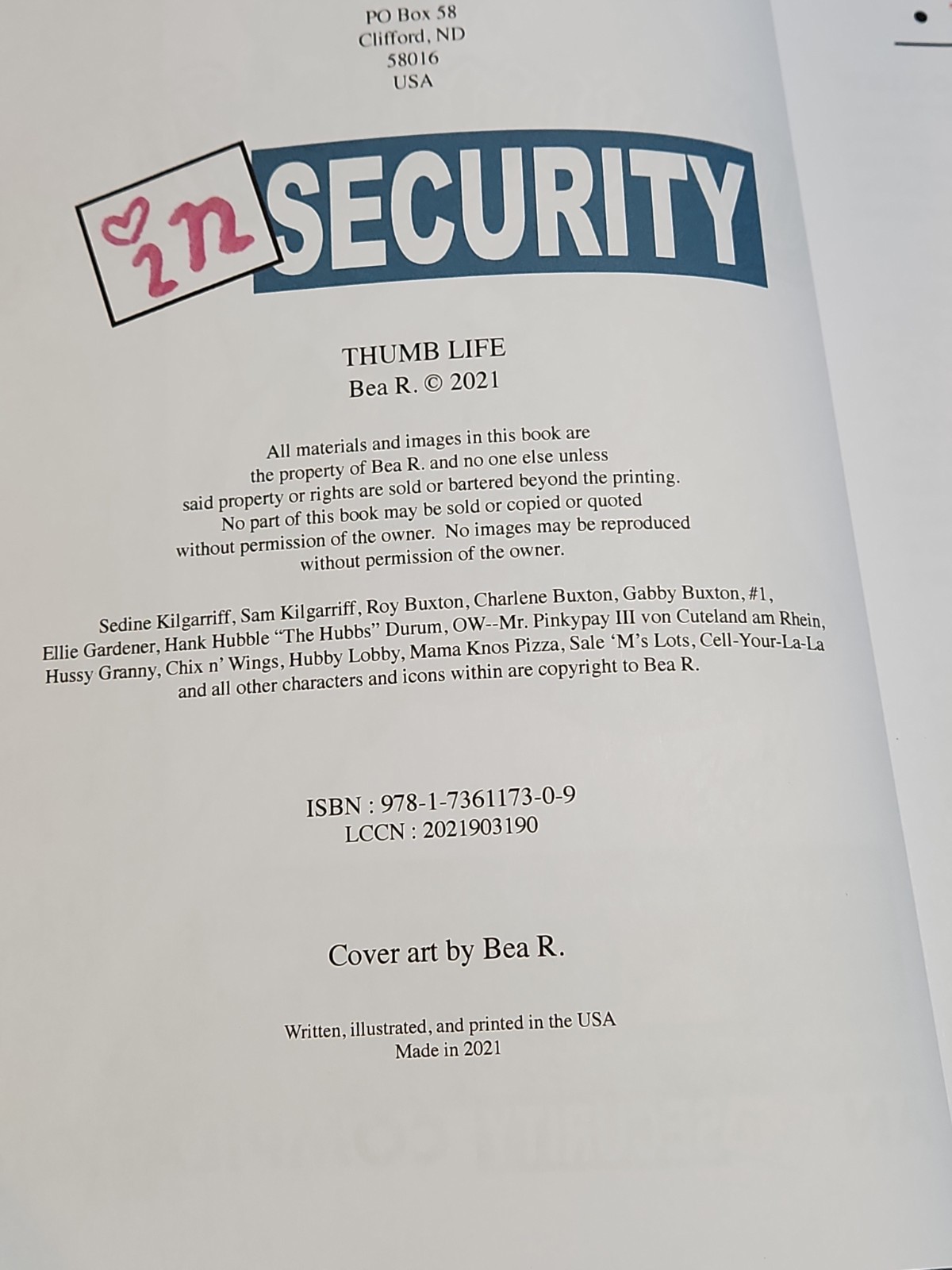 Bea R Thumb Life Pbk An Insecurity Compilation