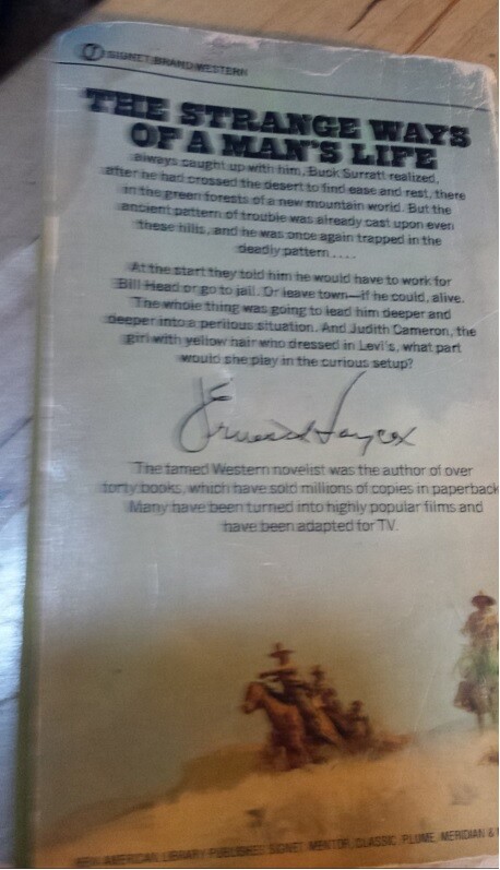 Trail Smoke Ernest Haycox 1974 Mass Market Paperbound Signet Brand Western