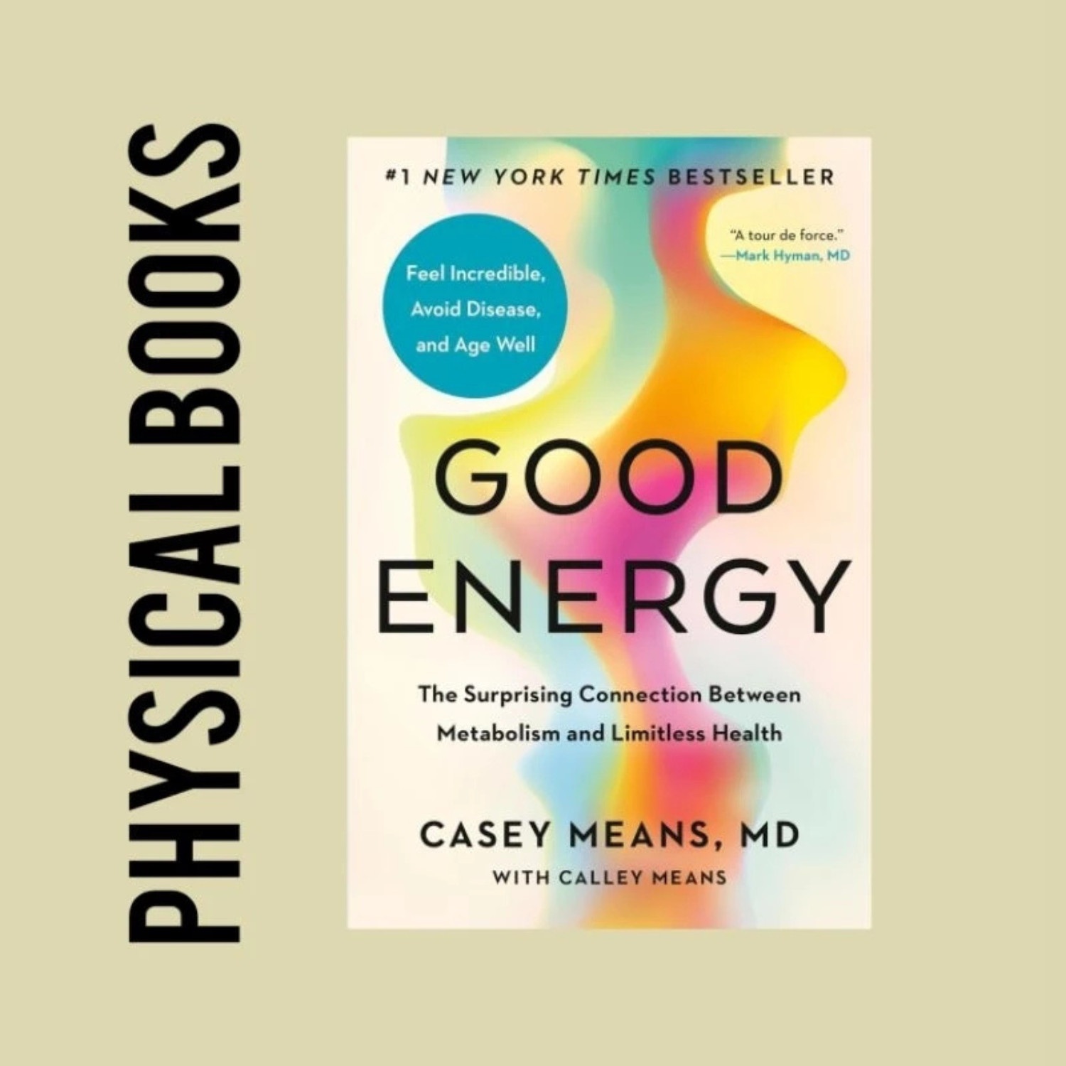 Good Energy by Dr. Casey Means NEW Paperback Free Shipping