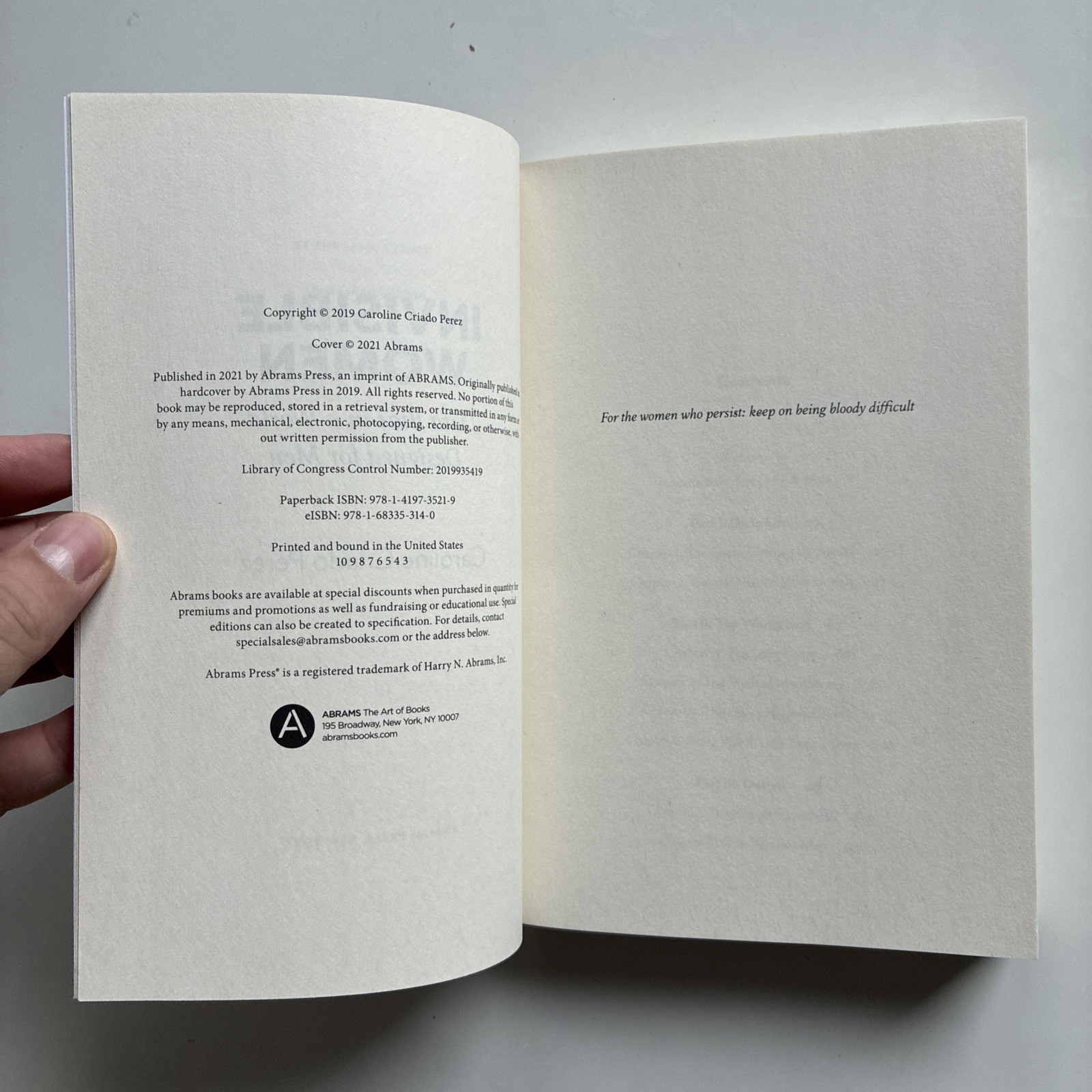 Invisible Women – Data Bias in a World Designed for Men by Caroline Criado Perez