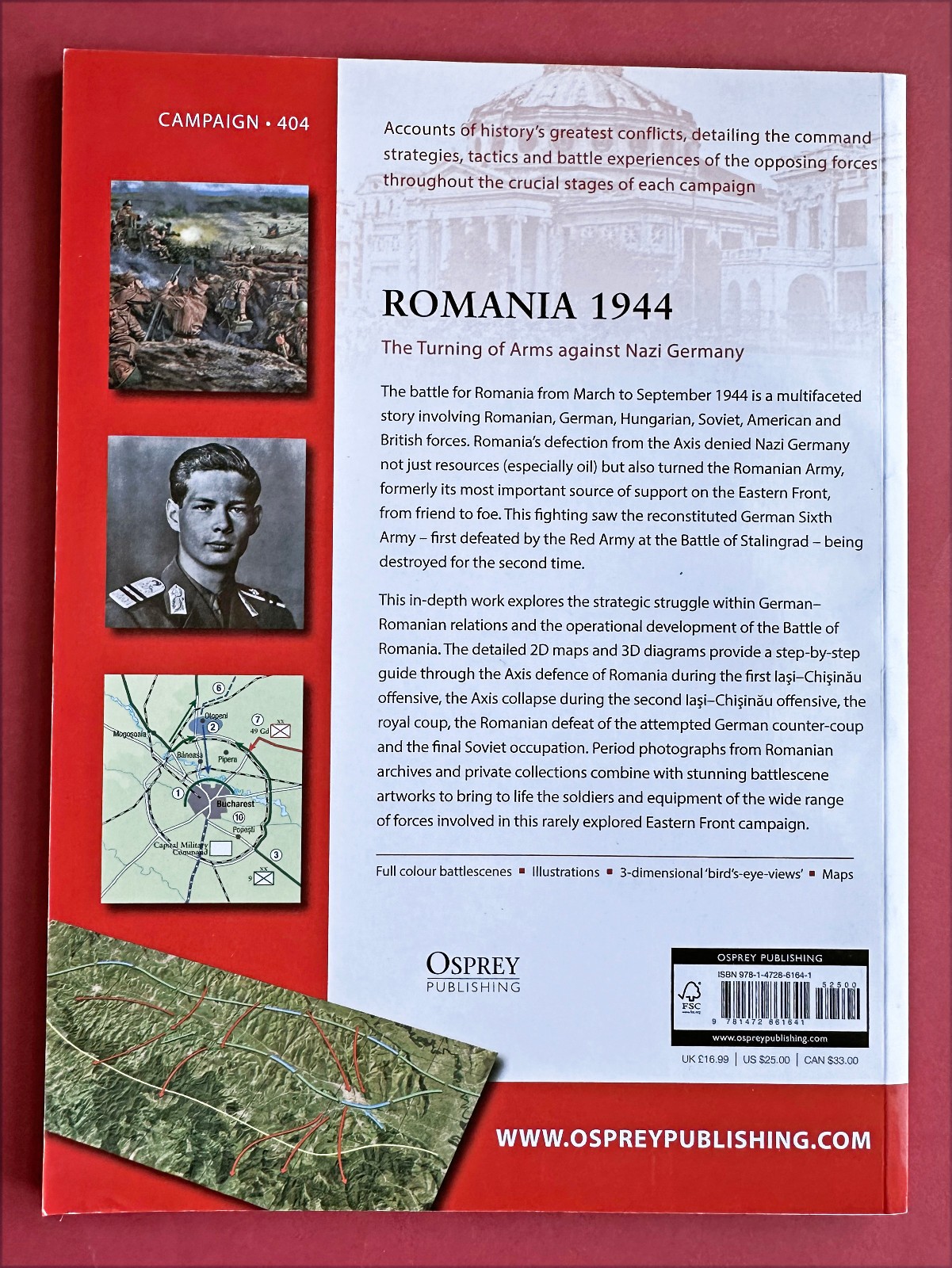 ROMANIA 1944 The Turning Of Arms against Nazi Germany Osprey Campaign #404 NEW