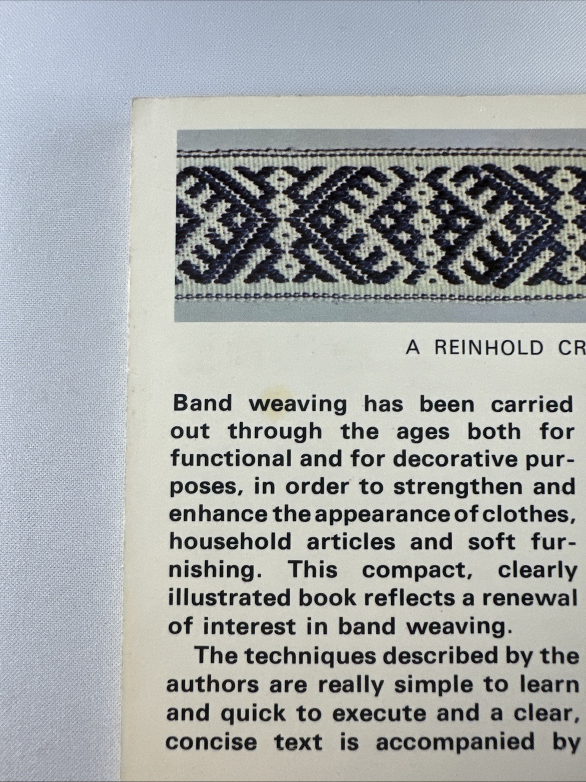 Weaving Bands By Liv Trotzig And Astrid Axelsson