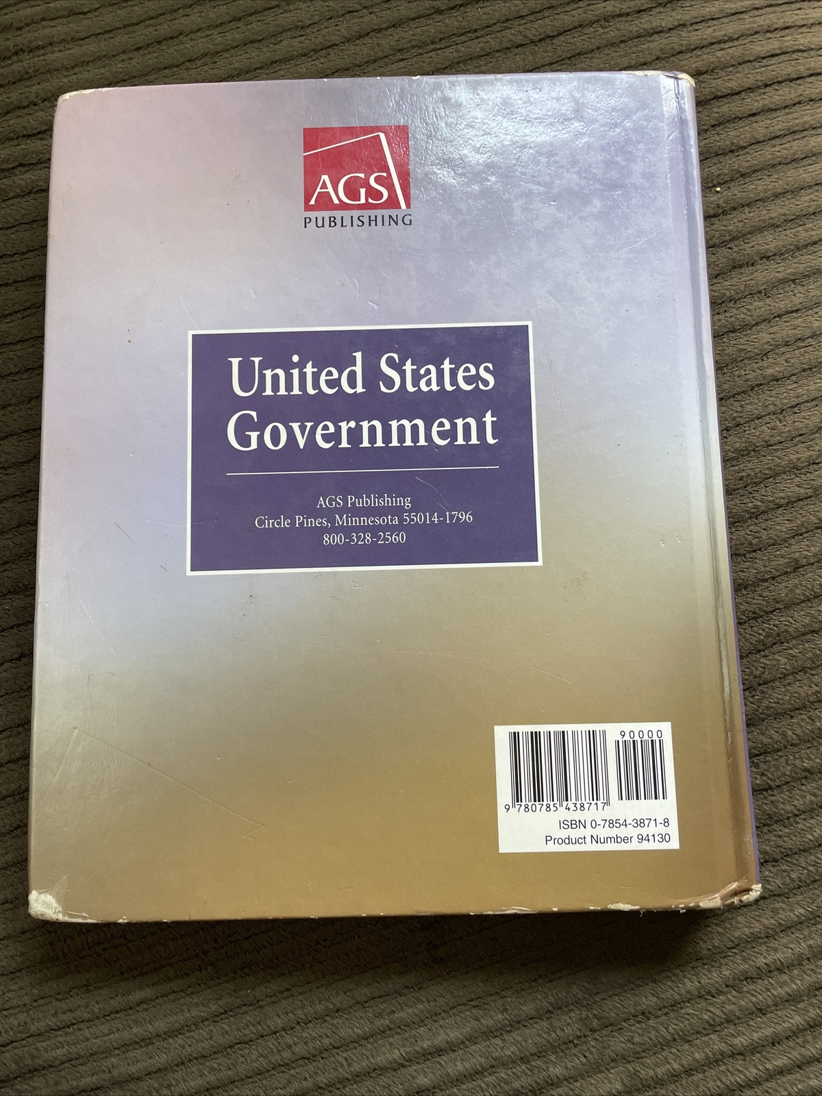 United States Government: Principles in Practice Ser.: United States Government