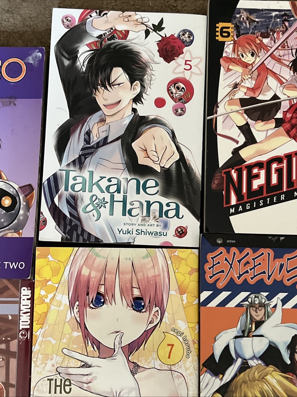 Manga Anime Graphic Collection Lot Of 21 Assorted Titles Volumes Akamatsu Yamada