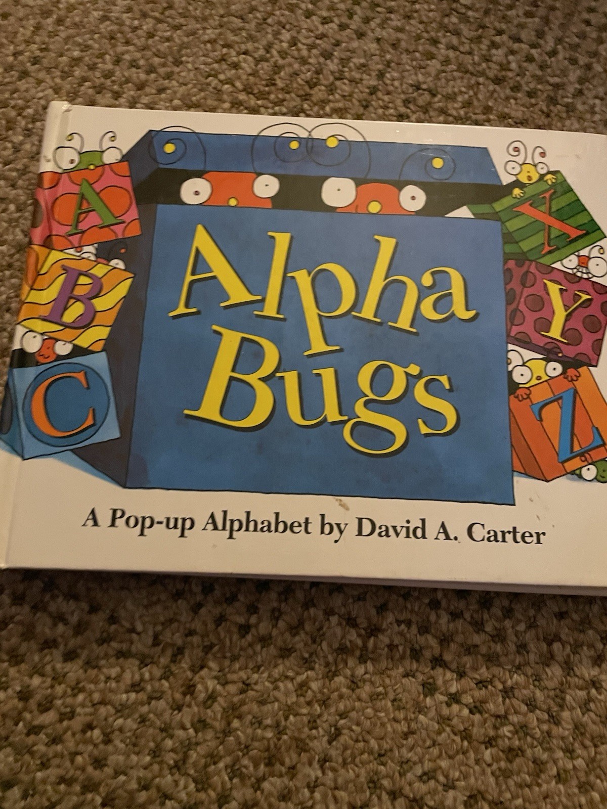 Alpha Bugs : A Pop-Up Alphabet Book by David A. Carter (1994, Novelty Book)