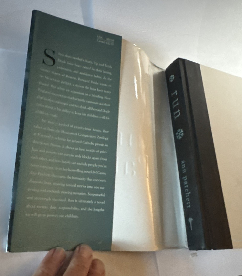 Ann Patchett – 2 books: „What now?‘ & „Run“ (2007) SIGNED both Hc, 1st ed.