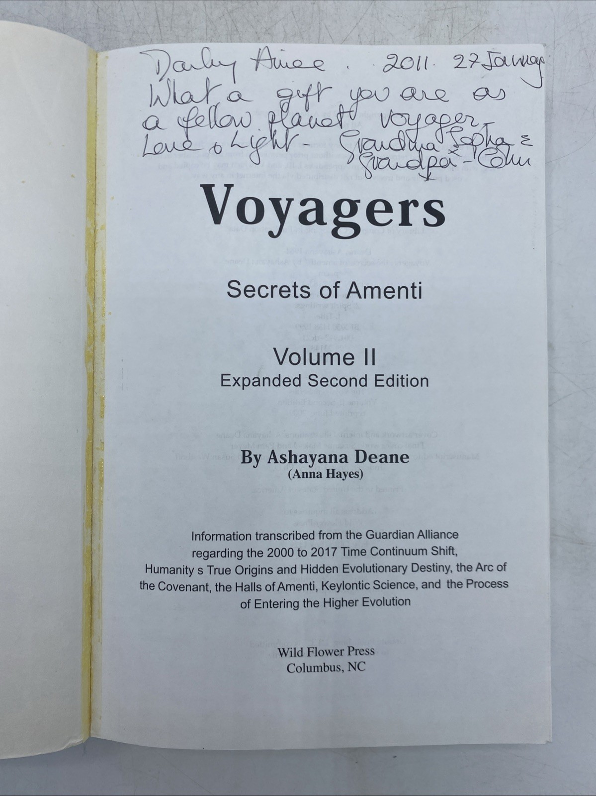 Voyagers: Secrets of Amenti by Ashayana Deane (2002, Trade Paperback) – GOOD