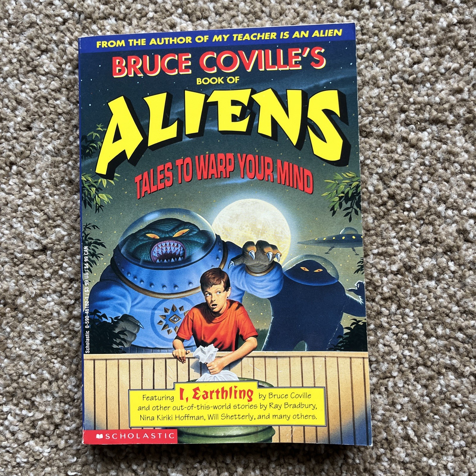 Lot of 5 1990s Bruce Coville PB Book of Monsters / Ghosts / Aliens / Nightmares