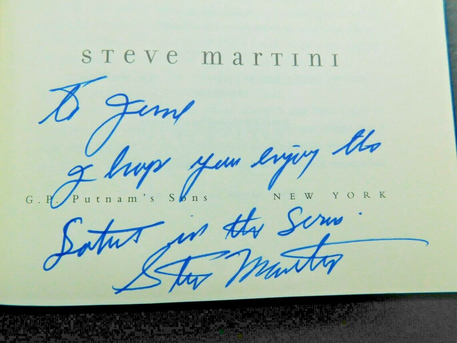STEVE MARTINI true 1st ed FLAT SIGNED 390 pages ATTORNEY hardcover jacket 2000