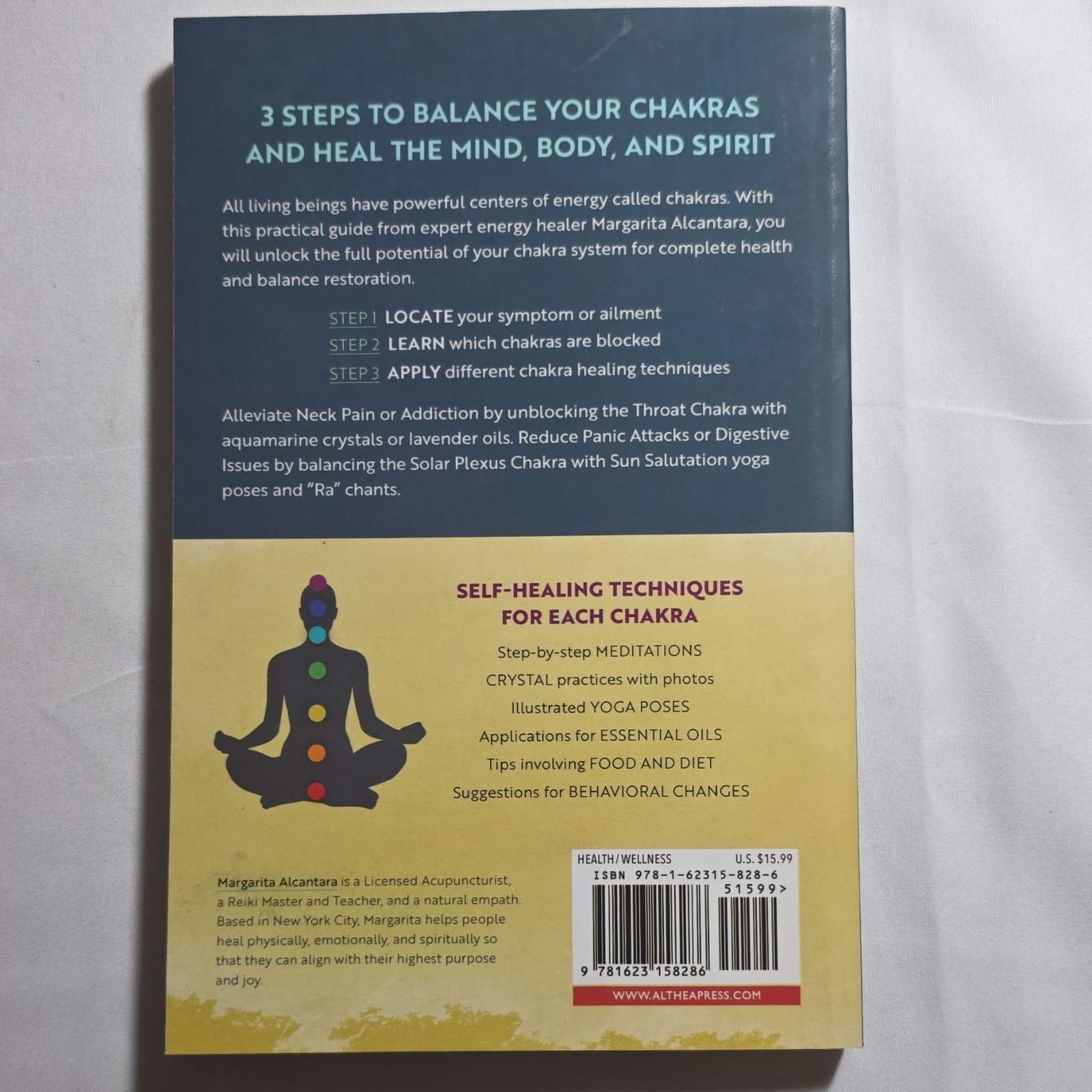 Chakra Healing Margarita Alcantara Trade Paperback Body Mind Spirit Guide