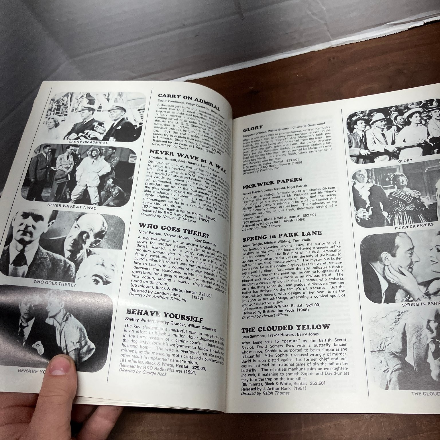 United Films Supplement Catalog 1972-73 16mm Feature Films Vintage Films